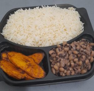 Rice, Beans and Plantain