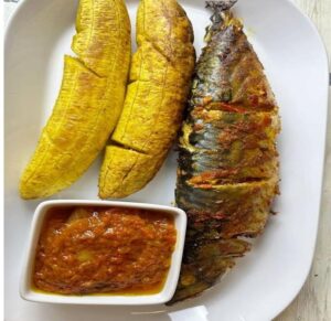 Titus fish and plantain