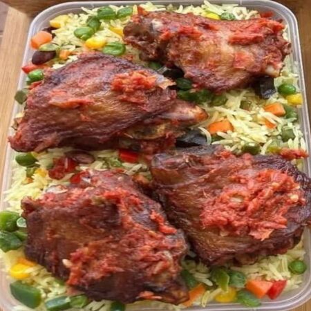 Rice with turkey