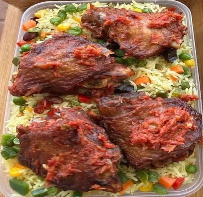 Rice with turkey