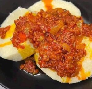 White Yam and Stew